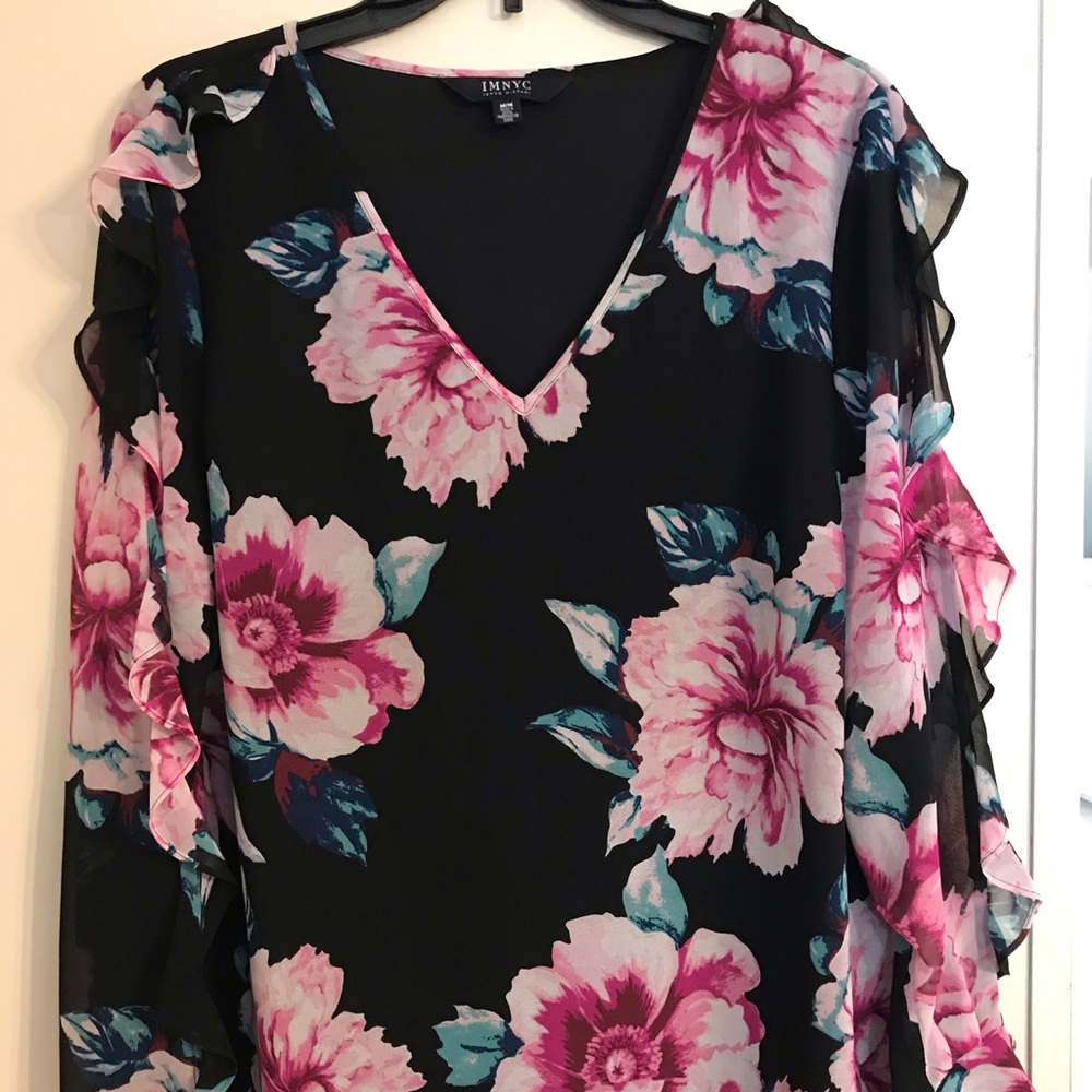 Isaac mizrahi IMNYC floral top